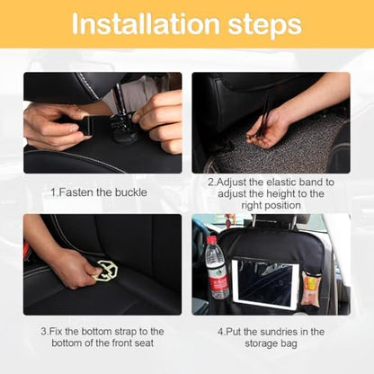 Osilly Car Seat Back Organizer, 2 Pack Backseat Storage Bag - Image 4