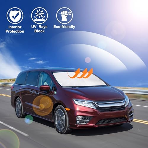 Windshield Sun Shade for 2018-2026 Honda Odyssey Accessories - Image 6