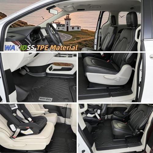 Floor Mats Set for 2017-2026 2027 Chrysler Pacifica - Image 5