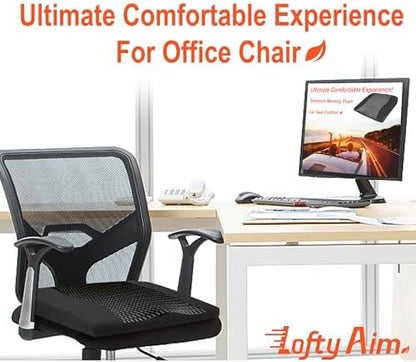 Lofty Aim Car Seat Cushion, Memory Foam Car Seat Cushions - Image 4