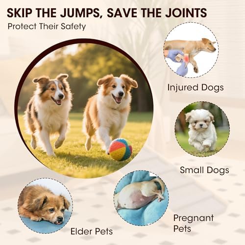 Dog Ramp for Bed, 39.4" Pet Ramp for Small & Large Dogs - Image 4