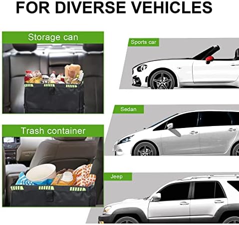 Car Trash Can, Car Trash Bag Hanging, 3.5 Gallons Ultra Large Capacity - Image 7