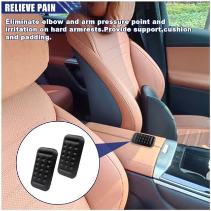 KITUREK Arm Rest Elbow Pads for Car, Car Elbow Memory Foam Rest Pads, Removable - Image 6