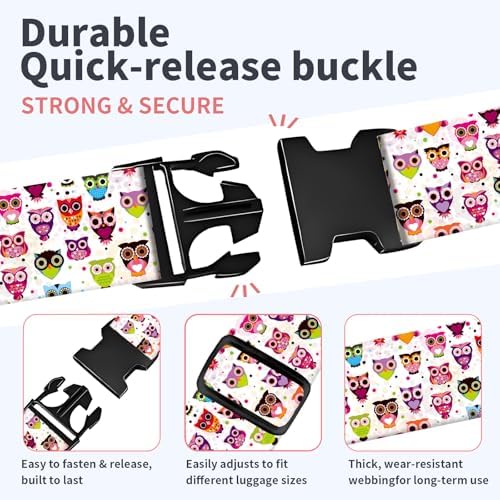 Luggage Strap for Suitcases Adjustable Travel Belt - Image 3