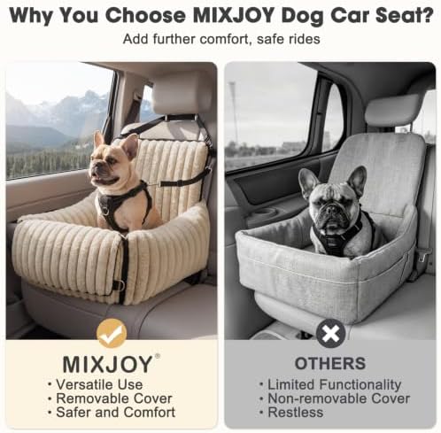 MIXJOY 6-in-1 Dog Car Seat for Small/Medium Dogs up to 23 lbs - Image 6