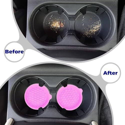 2 PCS Car Cup Coasters, Cup Holder Coaster - Image 5
