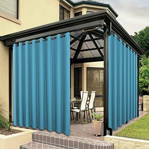 BONZER Outdoor Curtains for Patio Waterproof Thick Privacy Extra Wide by Bonzer