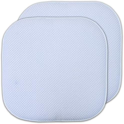 Sweet Home Collection Cushion Memory Foam Chair Pads Honeycomb Nonslip Back by SweetHomeCollection