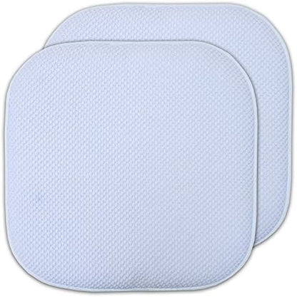 Sweet Home Collection Cushion Memory Foam Chair Pads Honeycomb Nonslip Back by SweetHomeCollection