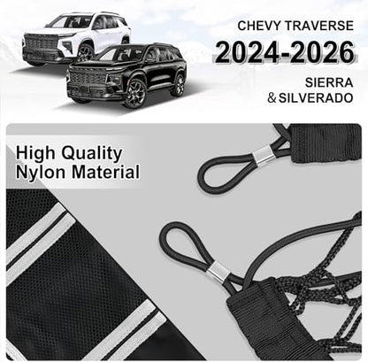 Amiss Truck Bed Cargo Net with Side Organizer, Compatible with 2024 2025 2026 - Image 4