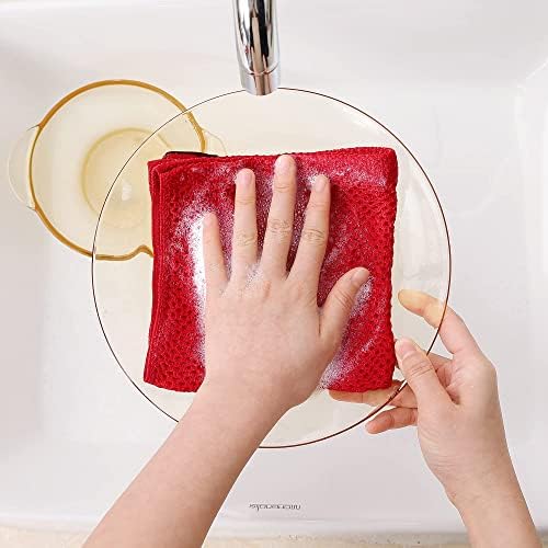 Homaxy 100% Cotton Waffle Weave Kitchen Dish Cloths 12-Pack - Image 4