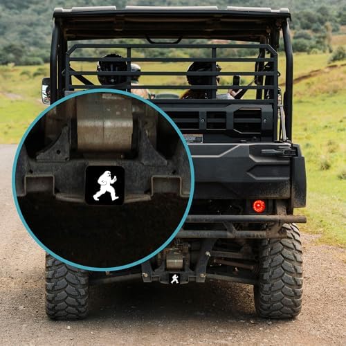 Hitch Cover Fits for 2 Inch Hitch Sasquatch Walk While Holding a Phone Towing - Image 5