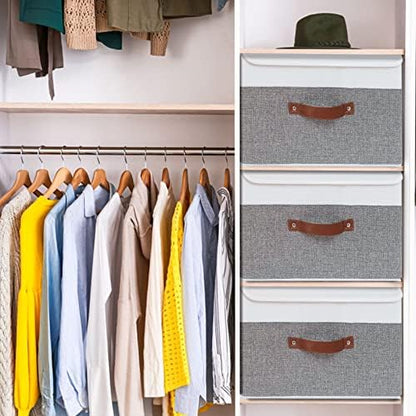 Yawinhe Collapsible Storage Bins, 13.0x9.0x7.9in - Image 6