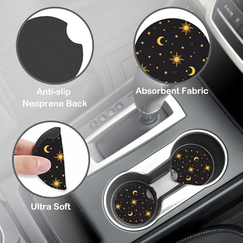 Sun Moon Star Steering Wheel Cover - Image 4