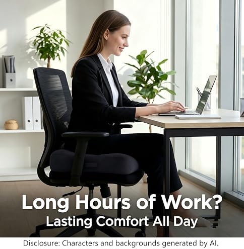 WSGJHB Seat Cushions for Office Chairs, Chair Cushion for Long Sitting - Image 2