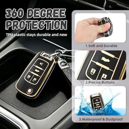 for Chevy Key Fob Cover, Premium Soft TPU Full Protection Key Cover - Image 5