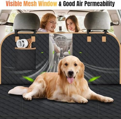 Hard Bottom Dog Car Seat Cover for Back Seat, Holds 420lbs - Image 5