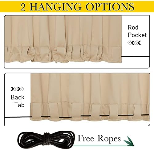 NICETOWN 2 PCs Waterproof Outdoor Curtains - Image 6