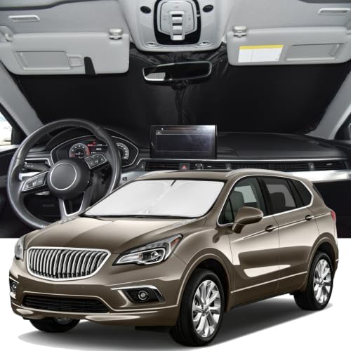 Windshield Sunshade for Buick Envision 2016-2020 Car Sun Shade 4 Layers by ZOIBVCARSUNSHADE