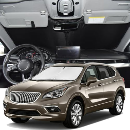 Windshield Sunshade for Buick Envision 2016-2020 Car Sun Shade 4 Layers by ZOIBVCARSUNSHADE