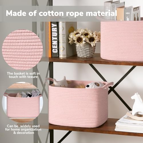 Goodpick Woven Storage Basket for Shelves - Image 4