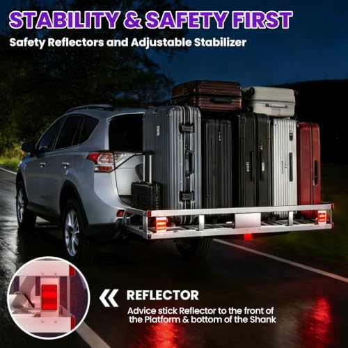 500LBS Trailer Hitch Cargo Carrier - Image 6