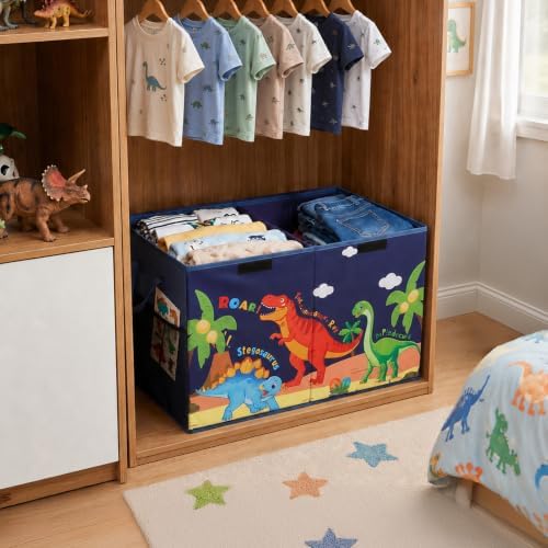 Toy Box with Adjustable Divider Large Toy Chest Storage - Image 5