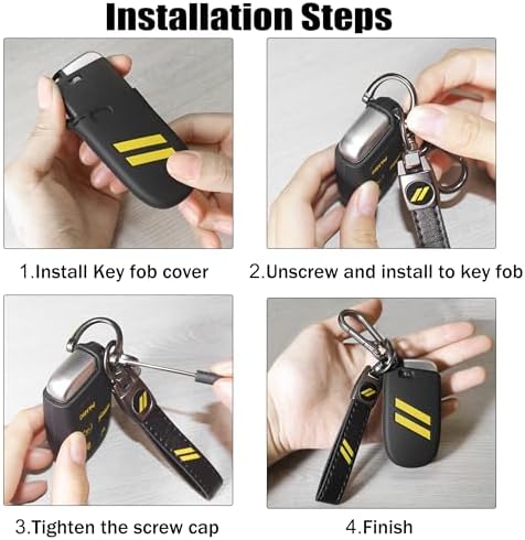 YOSRTER Key Fob Cover with Keychain - Image 5