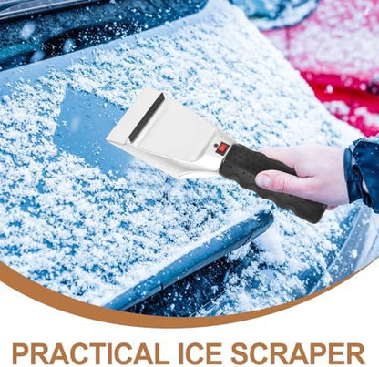 Heated Car Ice Scraper for Winter Thick Snow and Frost Removal - Image 3
