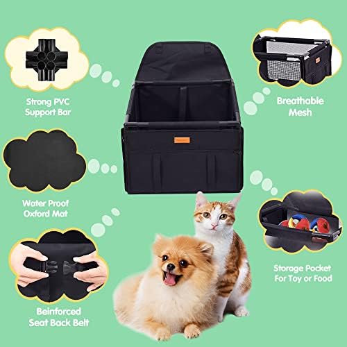 Dog Car Seat Puppy Portable Pet Booster Car Seat - Image 3