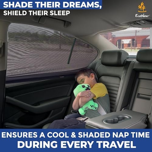 EcoNour Car Window Shade for Baby Car Camping Window Covers - Image 3