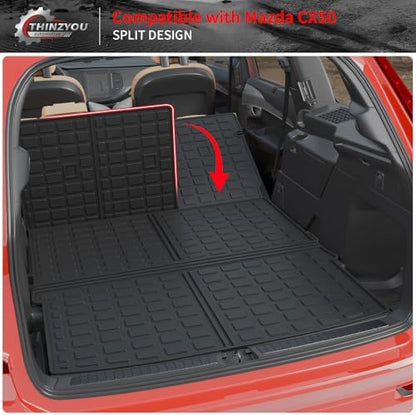 Cargo Mat & Backrest Mats for 2023 2024 2025 2026 Mazda CX50 - Image 5