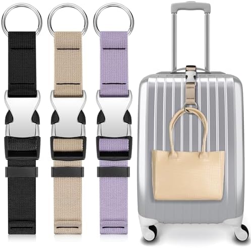 3 Pcs Add a Bag Luggage Straps for Suitcases, Connector Straps by Amylove