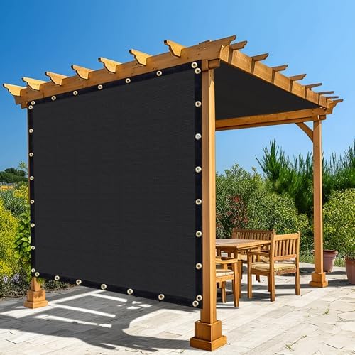 Amagenix 90% Shade Fabric 10'X 12' Black Sun Shade Cloth by Amagenix