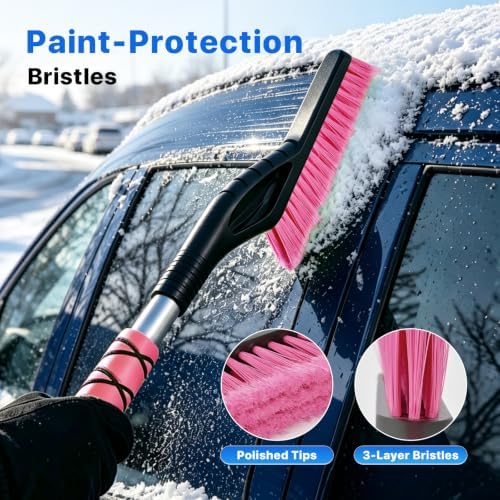 OUSHASAA 27 in Snow Brush and Ice Scraper - Image 3
