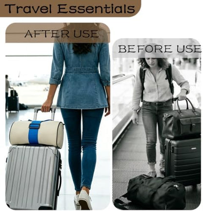 2Pack Adjustable Luggage Straps - Image 3