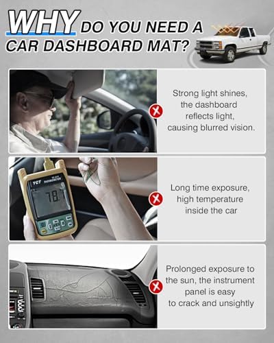 Cartist Dash Cover for 1995 1996 Chevrolet Silverado C/K 1500 2500 3500 - Image 2