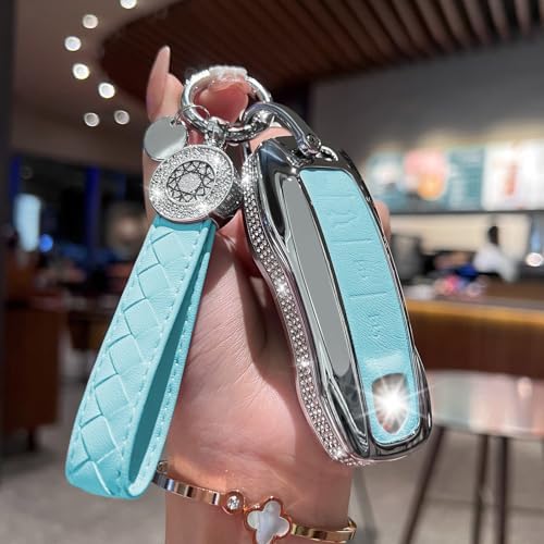for Porsche Key Fob Cover with Keychain - Image 2