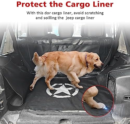 SUNPIE Trunk Mat for Pet Dog for Jeep Wrangler JK/JL 4 Doors 2007-2026 - Image 5