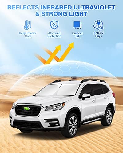 Canvcle Sunshades for 2019-2025 2026 Subaru Ascent Touring Accessories - Image 2