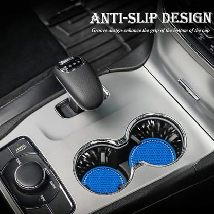 2PCS Bling Cup Holder Coaster, 2.75 Inch Auto Car Cup Holder Insert Coasters - Image 3