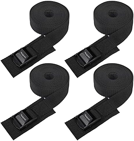 Ayaport Lashing Straps with Buckles Adjustable Cam Buckle Tie Down Cinch Strap by Ayaport