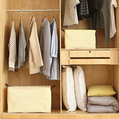 Hinwo 70L Extra Large Canvas Storage Bin - Image 3