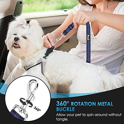 SlowTon Dog Seat Belt for Car, 2 Pack Dog Car Harness Seatbelt - Image 4