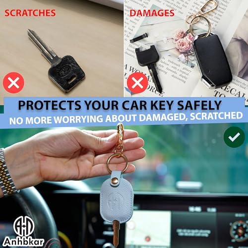 Leather Key Cover for Broken Car Key Loop Replacement - Image 4