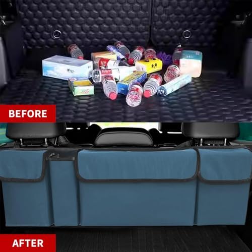Car Trunk Organizer, Backseat Hanging Large Storage - Image 3