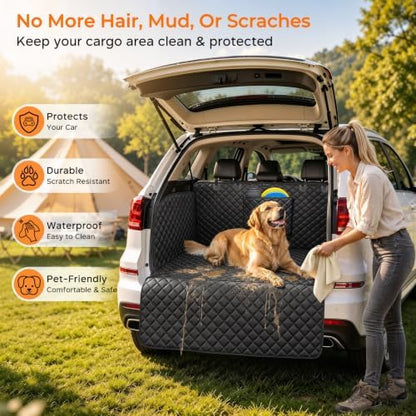 URPOWER SUV Cargo Liner for Dogs Pet Cargo Cover, Bumper & Side Flap - Image 2