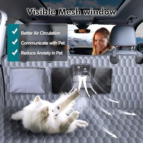 Chumajor L Back Seat Extender for Dogs, Hard Bottom, Waterproof, 400 lb - Image 6