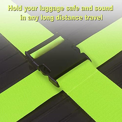 Chelmon Luggage Straps for Suitcases TSA Approved Travel Essentials 8 Pack - Image 4