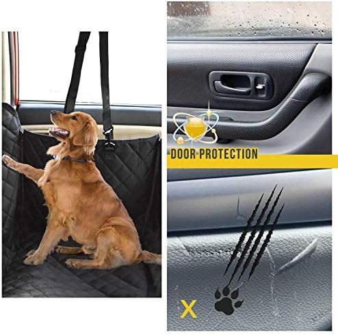 Vailge Dog Car Seat Cover for Back Seat, 100% Waterproof Back Seat Pet Cover - Image 3